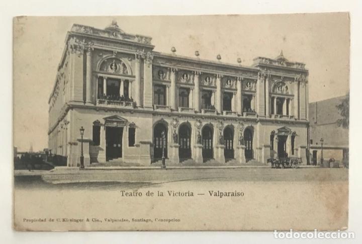 Postcards: VALPARAISO. TEATRO DE LA VICTORIA. (ED. KIRSINGER)