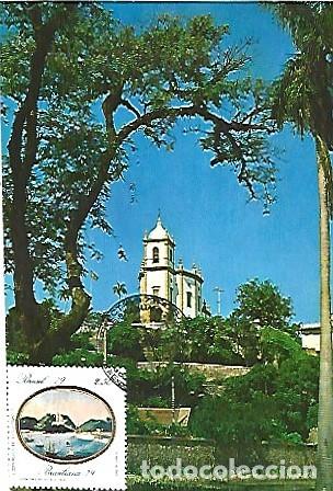 Cartoline: Brasil & Maxima, Iglesia de Nuestra Se&ntilde;ora de Gloria Outeiro, BRASILIANA, R&iacute;o de Janeiro 1979 (6888