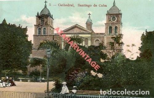 Postales: SANTIAGO DE CUBA, LA CATEDRAL, SIN CIRCULAR - Foto 1
