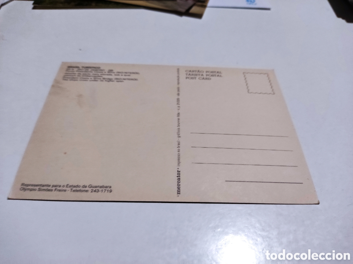 Postales: Postal brasil puente barco - Foto 2