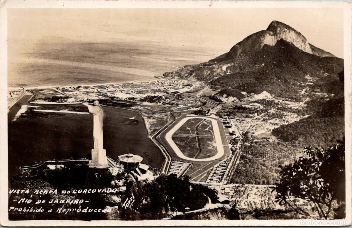 Postcards: Brasil - R&iacute;o de Janeiro - Vista a&eacute;rea do Corcovado - Foto Torri - 140x89mm