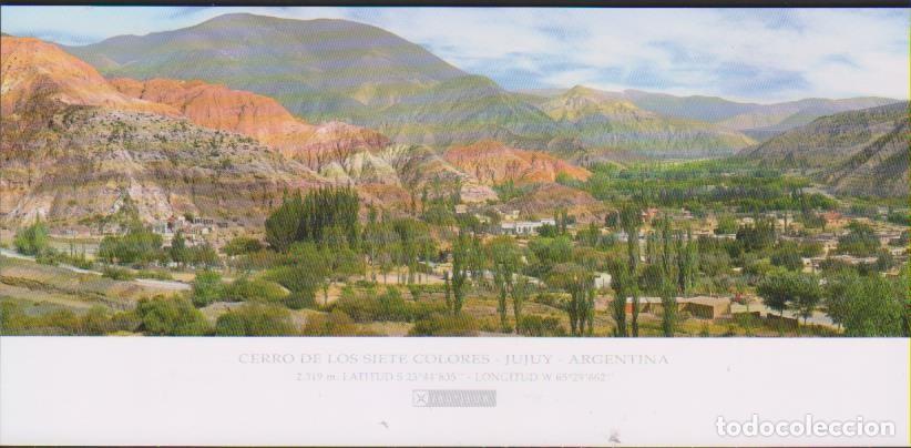 Postcards: postal SIN CIRCULAR 180&ordm; SUR CERRO SIETE COLORES JUJUY ARGENTINA POST CARD