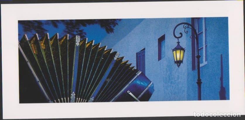 Postcards: postal SIN CIRCULAR 180&ordm; SUR COMBINACION BANDONEON FAROLITO ARGENTINA POST CARD