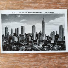 Postales: SRN ANTIGUA POSTAL NEW YORK SKYLINE MID-NEW EAST 42ND STREET - 41 - FRANGE - AÑO 1950