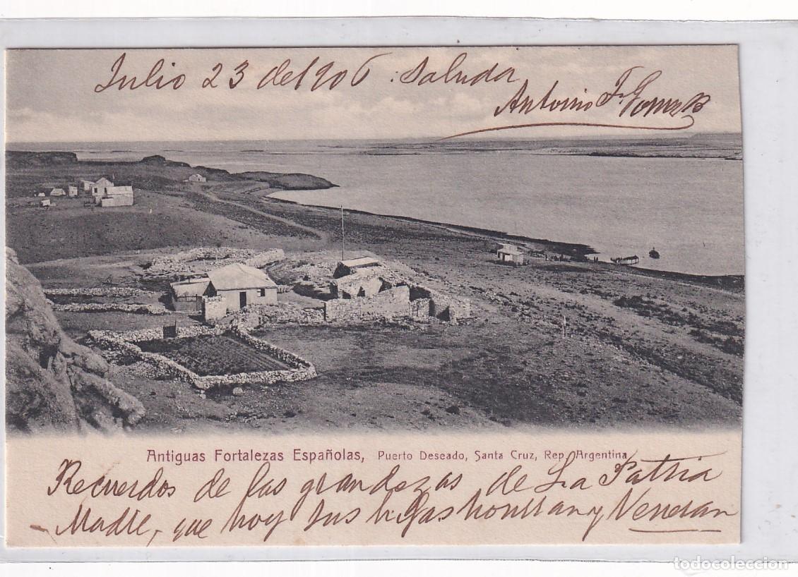 Postcards: Antiguas fortalezas espa&ntilde;olas, puerto deseado, Santa Cruz. Argentina Luis Fique