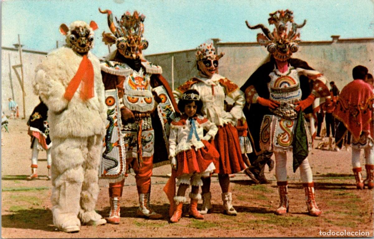 Postcards: Bolivia - Oruro - Danza la Diablada - Ed. Jim&eacute;nez Cordero n&ordm; 82 - 140x89mm