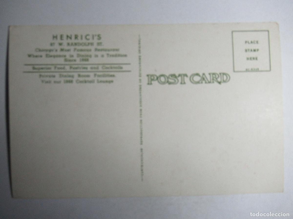 Postales: Henricis - Chicagos most Famous Restaurant - Foto 2