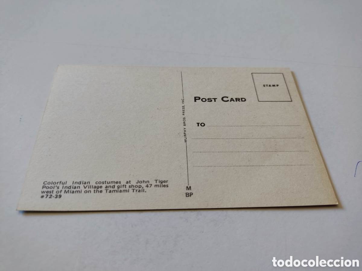 Postales: Postal indios, Miami - Foto 2