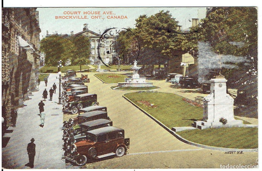 Postais: CANADA, BOCKVILLE, ONTARIO, COURT HOUSE,SIN CIRCULR