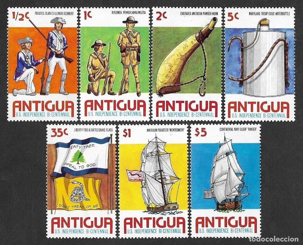 Cartes Postales: SD)1976 OLD COMPLETE SERIES OF THE 200TH ANNIVERSARY OF THE INDEPENDENCE OF THE UNITED STATES OF AME