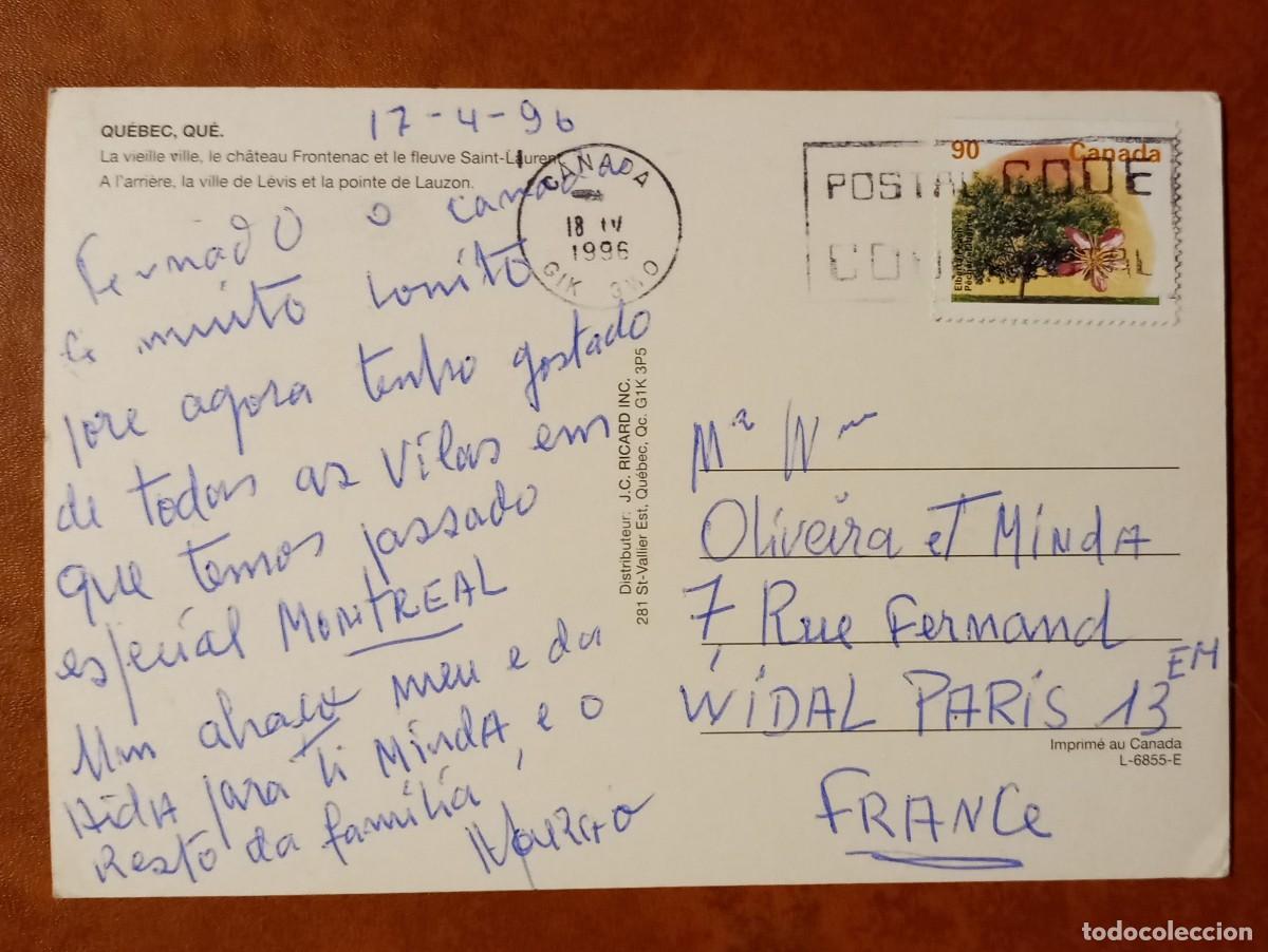 Postales: Canad&aacute;. Quebec - Foto 2
