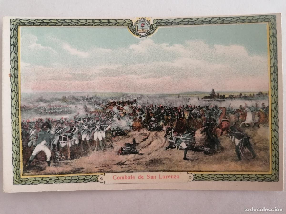 Postales: POSTAL PATRIOTICA ARGENTINA, COMBATE DE SAN LORENZO