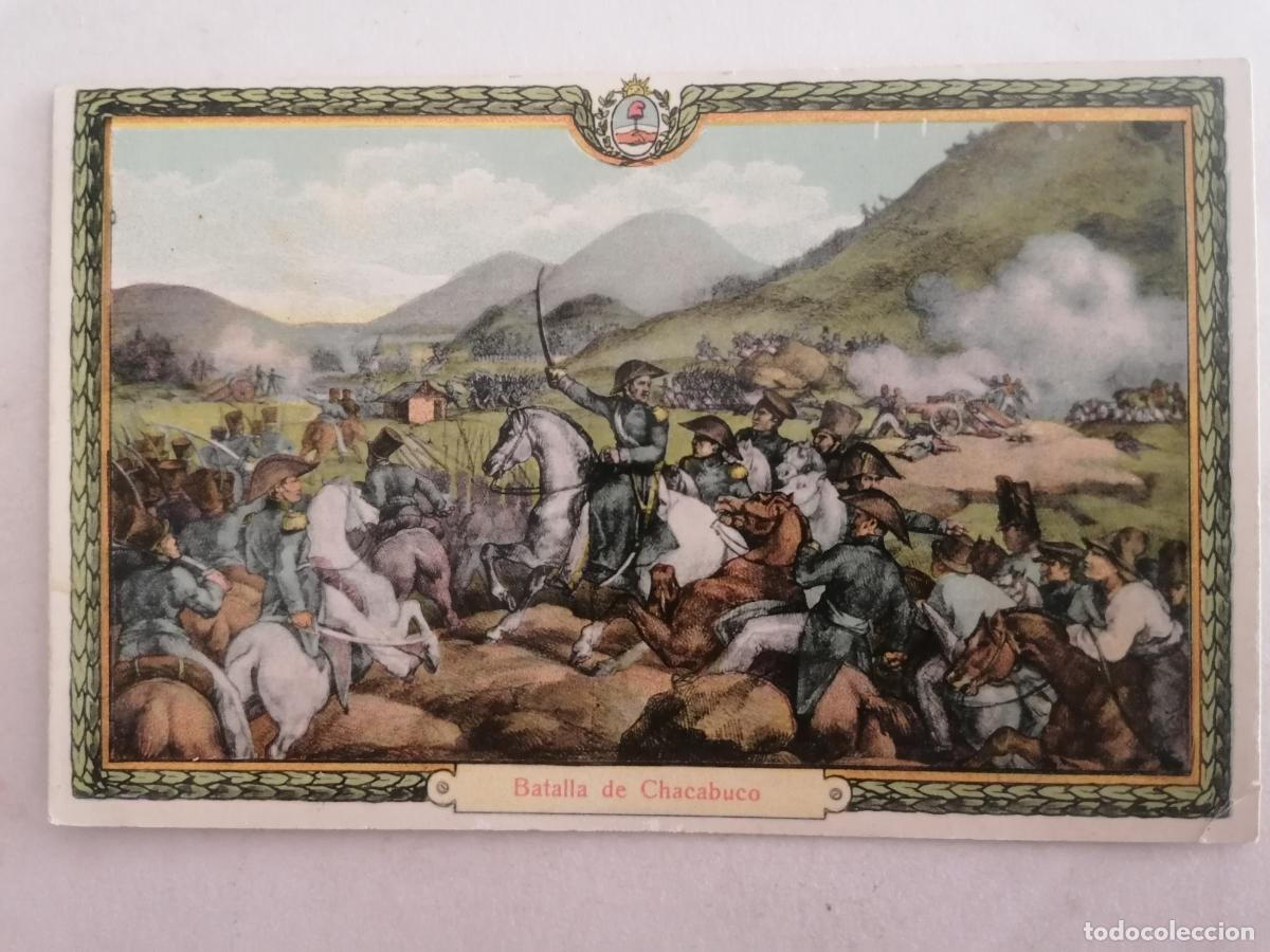 Postales: POSTAL PATRIOTICA ARGENTINA, BATALLA DE CHACABUCO