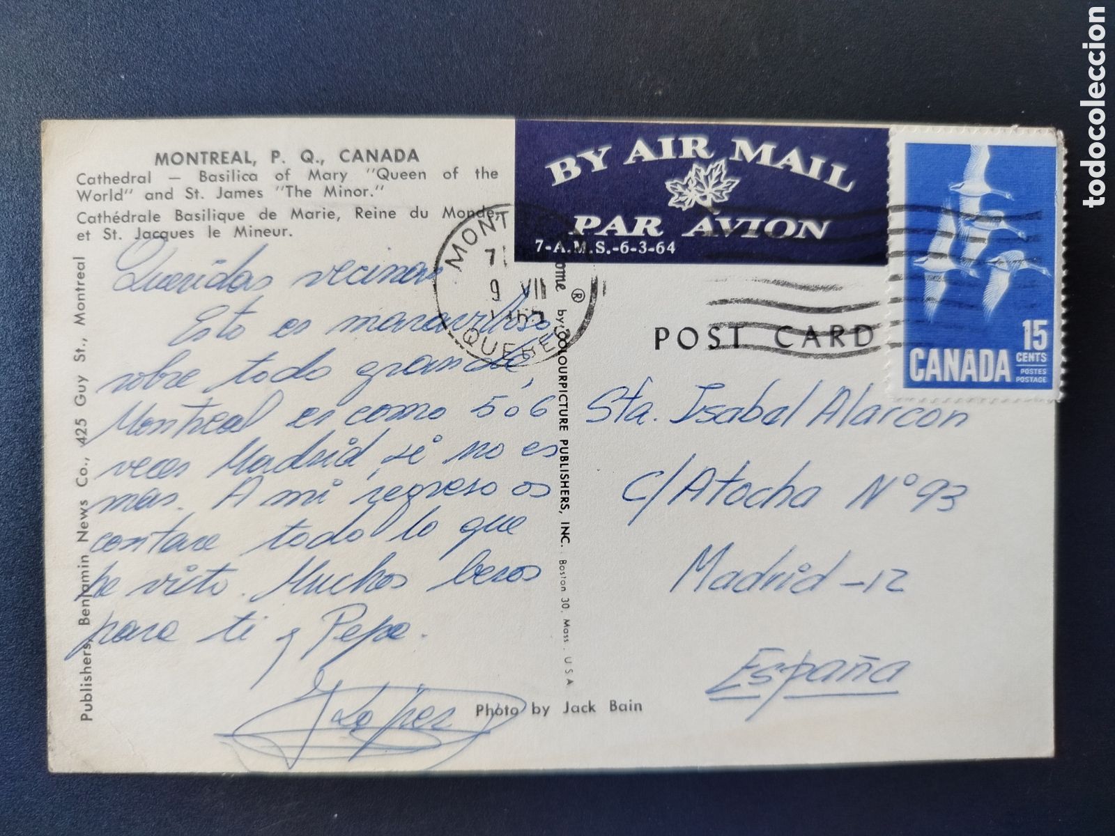 Postales: POSTAL CANADA - MONTREAL - Foto 2