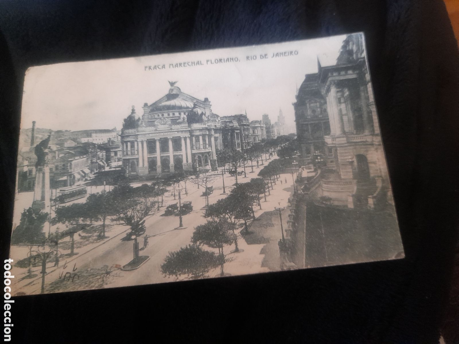 Cartes Postales: Antigua postal de R&iacute;o de Janeiro, Brasil sellada y Matasellada