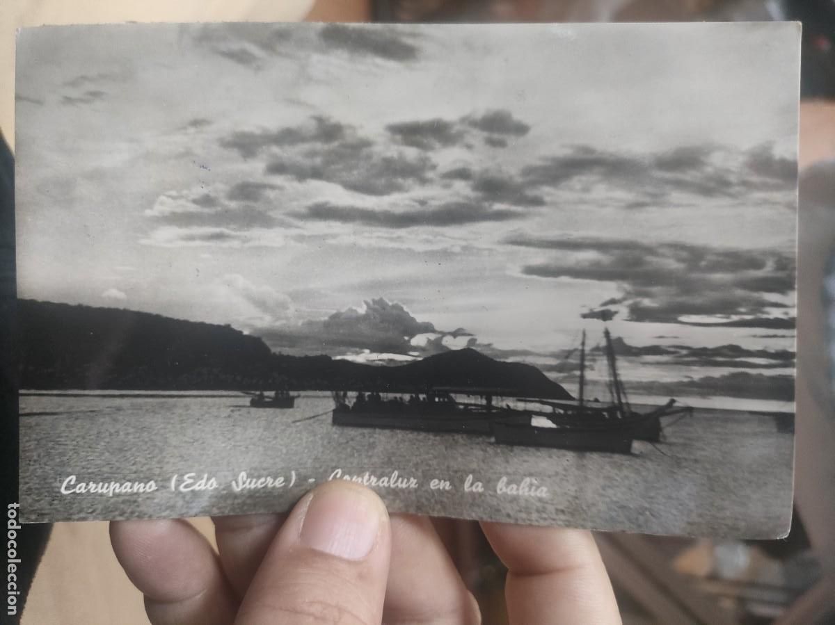 Cartes Postales: Postal VENEZUELA Carupano EDO SUCRE Contraluz en la Bah&iacute;a escrita y Bellamente Sellada