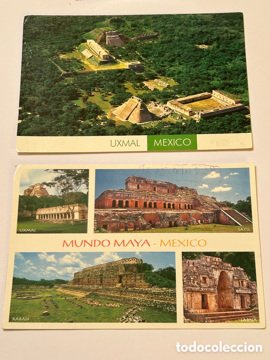 Postales: 2 TARJETAS POSTALES SIN CIRCULAR. YUCAT&Aacute;N. M&Eacute;XICO - Foto 1