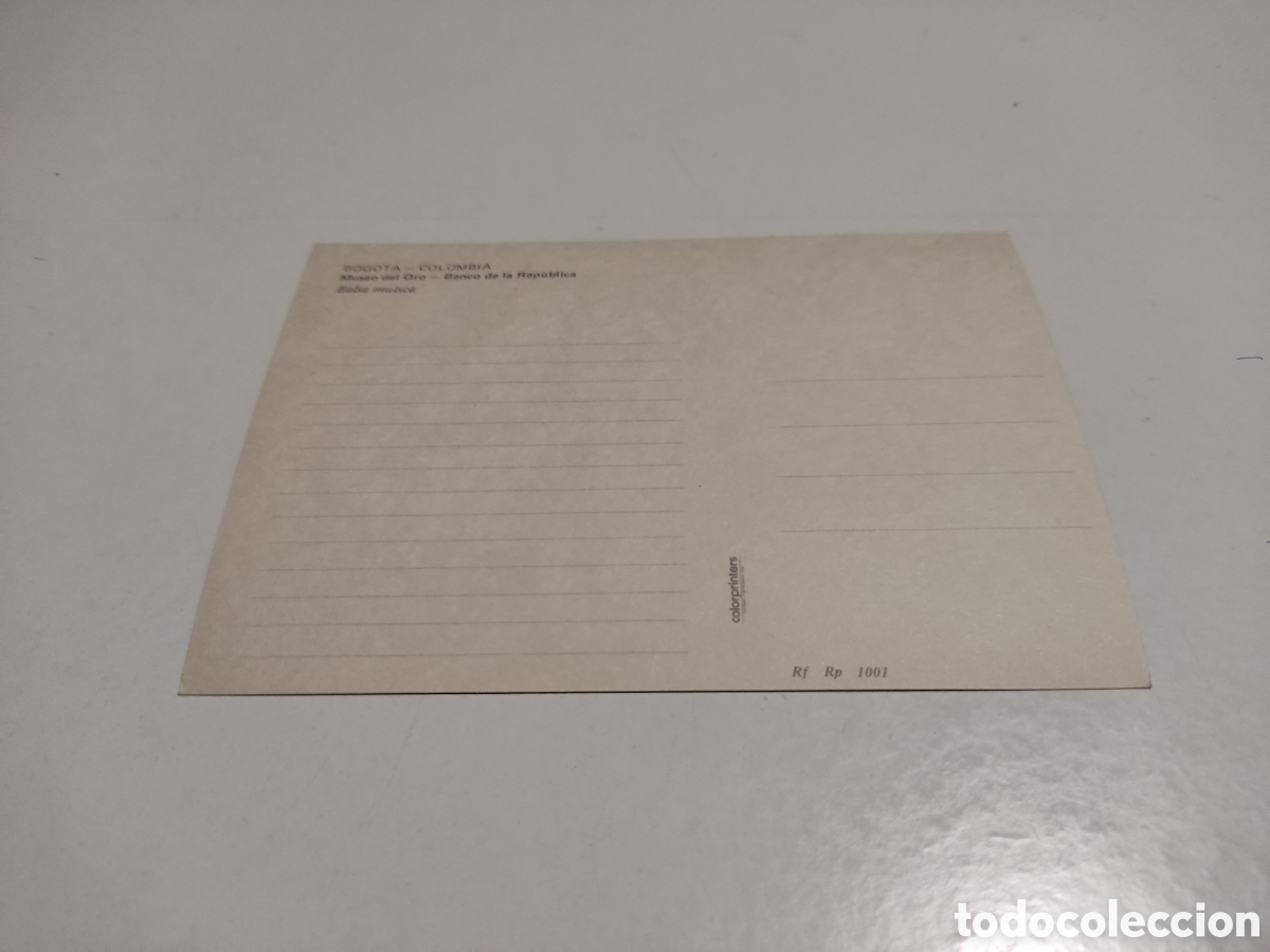 Postales: Postal Bogot&aacute; museo del oro - Foto 2