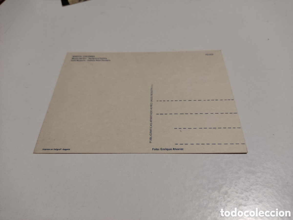Postales: Postal Bogot&aacute; museo del oro - Foto 2