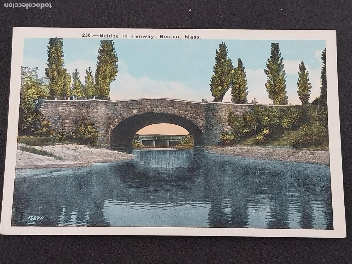 Cartes Postales: BRIDGE FENWAY BOSTON MASS 1925 POST CARD SIN CIRCULAR ORIGINAL ED M ABRAMS 236
