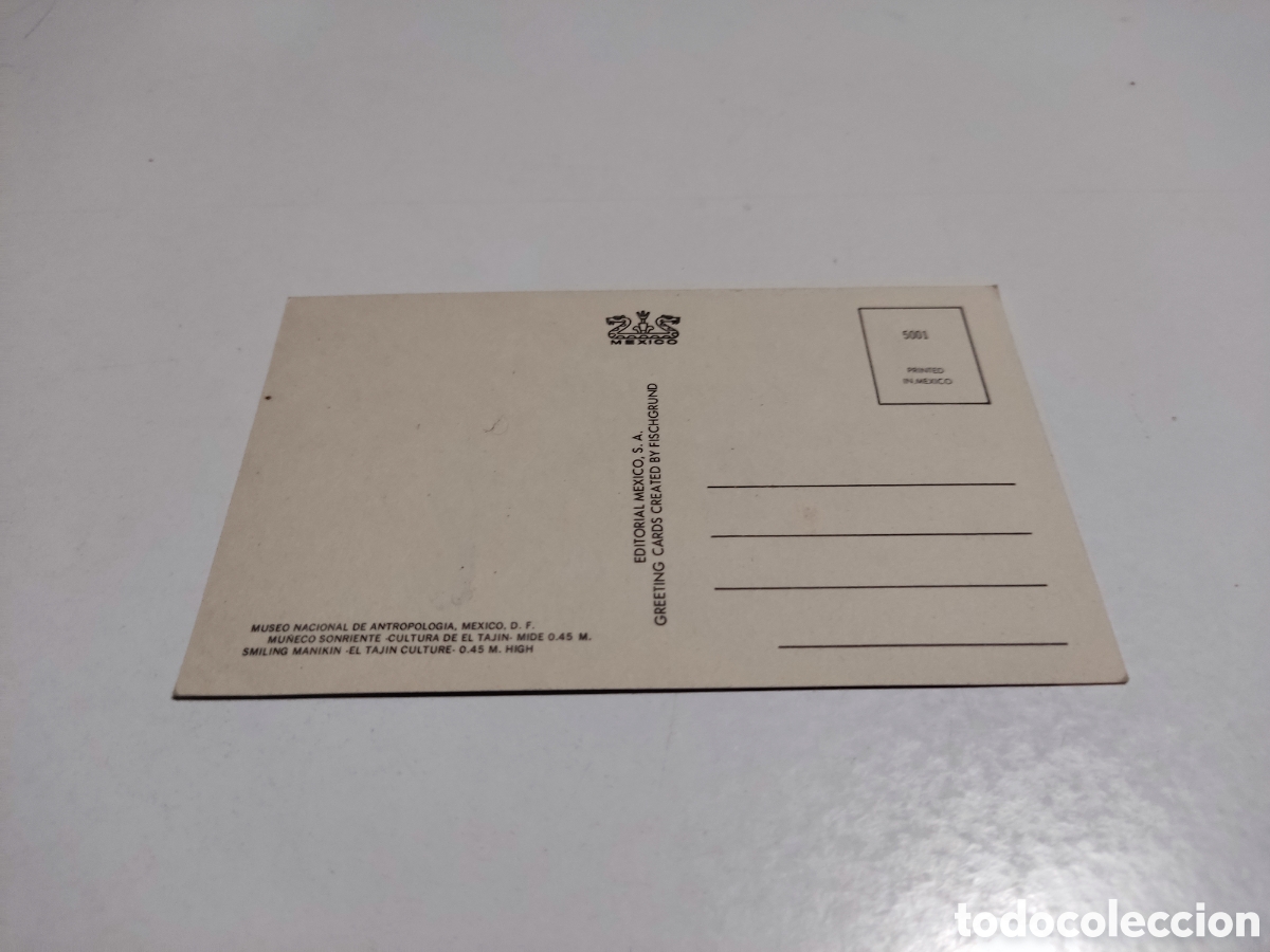 Postales: Postal museo de antropolog&iacute;a M&eacute;xico - Foto 2
