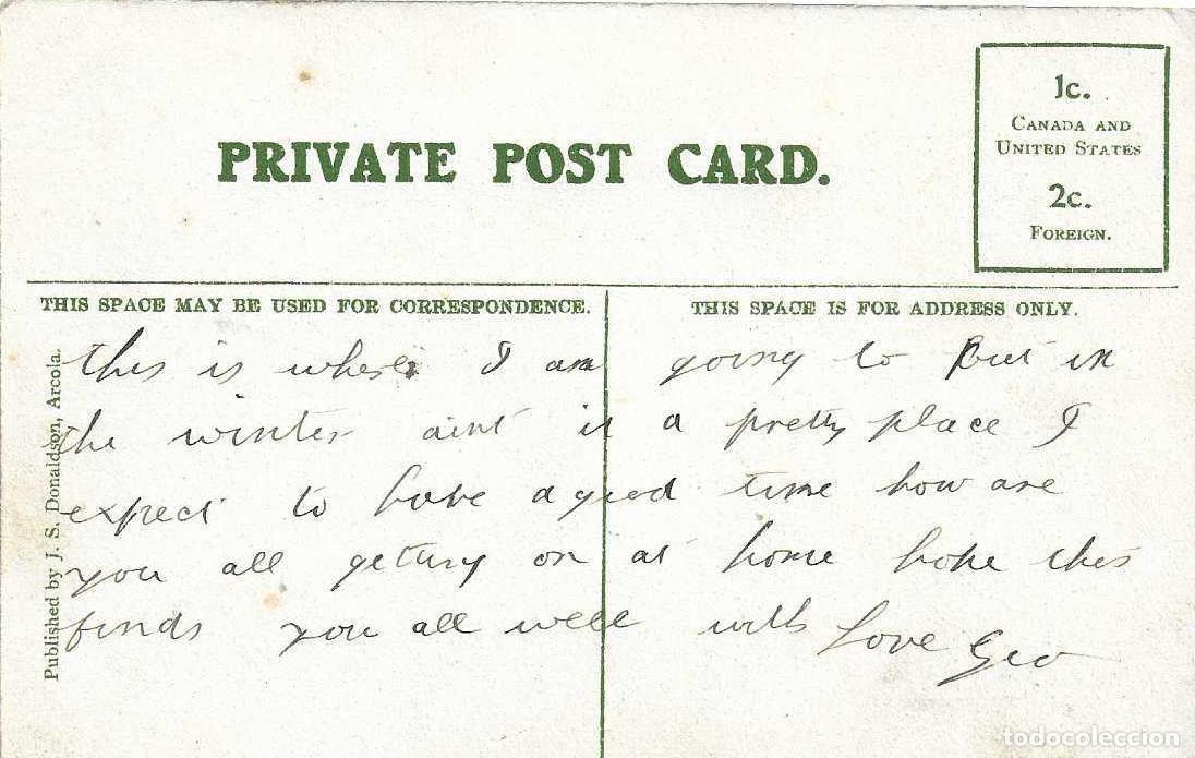 Postales: SCENE IN MOORE MOUNTAIN - ARCOLA - SASK. - ESCRITA - Foto 2