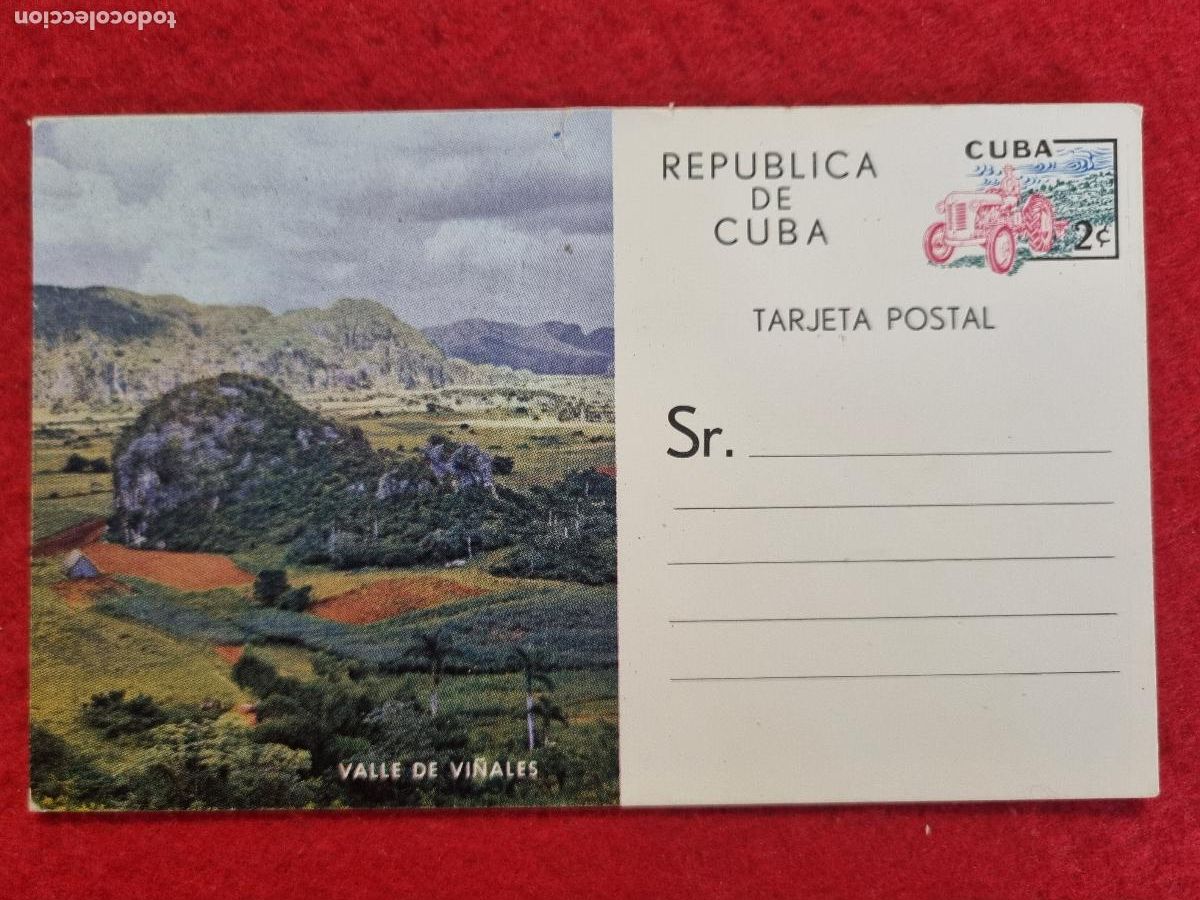 Cartoline: POSTAL ANTIGUA CUBA VALLE DE VI&Ntilde;ALES PINAR DEL RIO ORIGINAL P1834