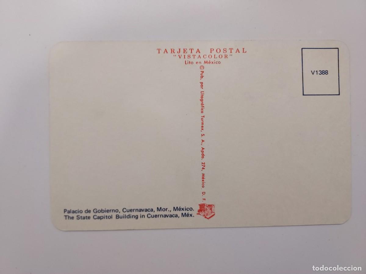 Postales: POSTAL MEXICO. CUERNAVACA PALACIO DE GOBIERNO. SIN CIRCULAR - Foto 2