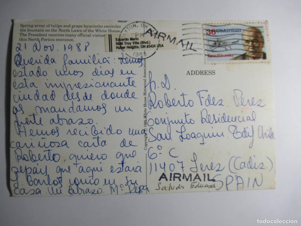 Postales: La Casa Blanca - Circulada - Foto 2