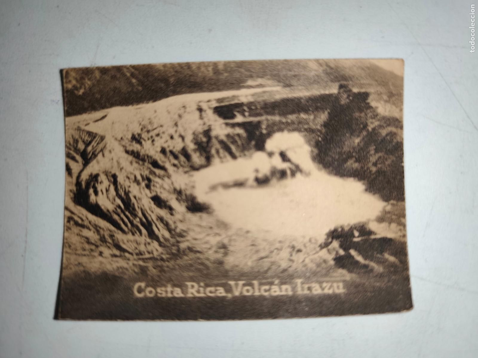 Postcards: POSTAL ORIGINAL DECADA DE LOS A&Ntilde;OS 30. COSTA RICA, VOLCAN IRAZU. LEER