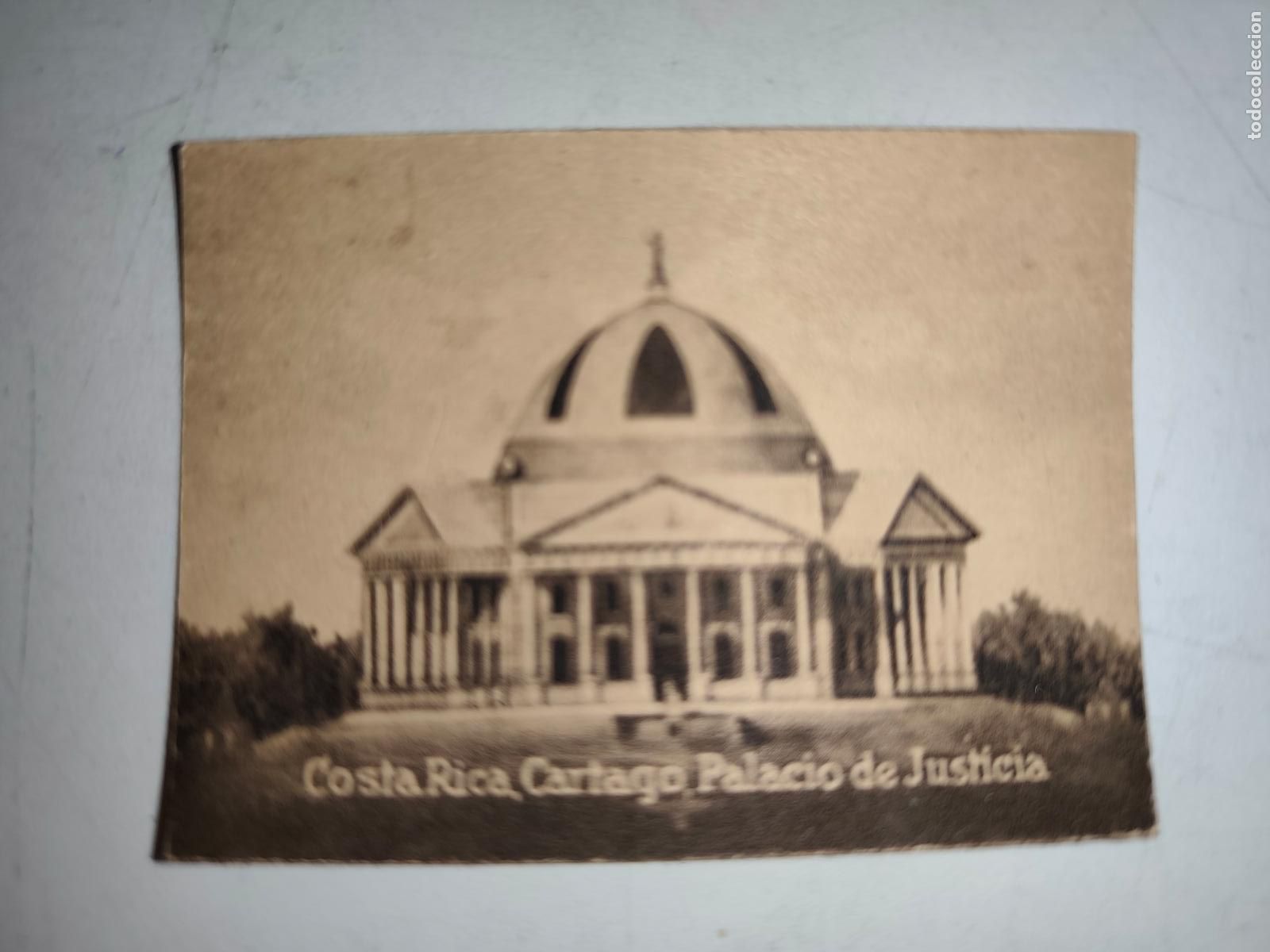 Postcards: POSTAL ORIGINAL DECADA DE LOS A&Ntilde;OS 30. COSTA RICA, CARTAGO, PALACIO DE JUSTICIA. LEER
