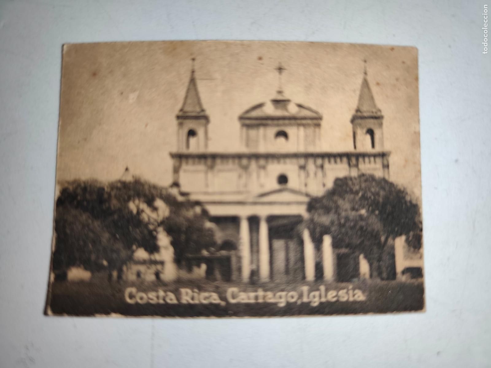 Postcards: POSTAL ORIGINAL DECADA DE LOS A&Ntilde;OS 30. COSTA RICA, SN JOSE, CARTAGO, IGLESIA. LEER