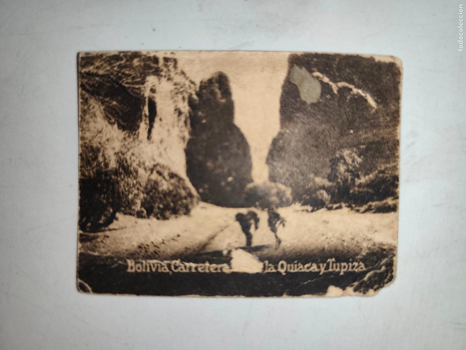 Postcards: POSTAL ORIGINAL DECADA DE LOS A&Ntilde;OS 30. BOLIVIA, CARRETERA DE LA QUIACA Y TUPIZA. LEER