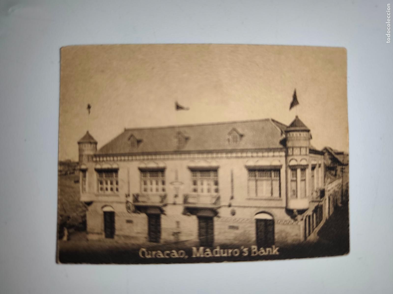 Postcards: POSTAL ORIGINAL DECADA DE LOS A&Ntilde;OS 30. CURACAO, MADURO&acute;S BANK. LEER