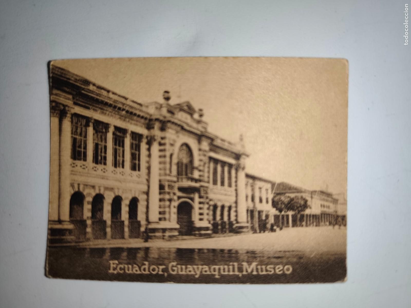 Cartoline: POSTAL ORIGINAL DECADA DE LOS A&Ntilde;OS 30. ESCUADOR, GUAYAQUIL, MUSEO. LEER