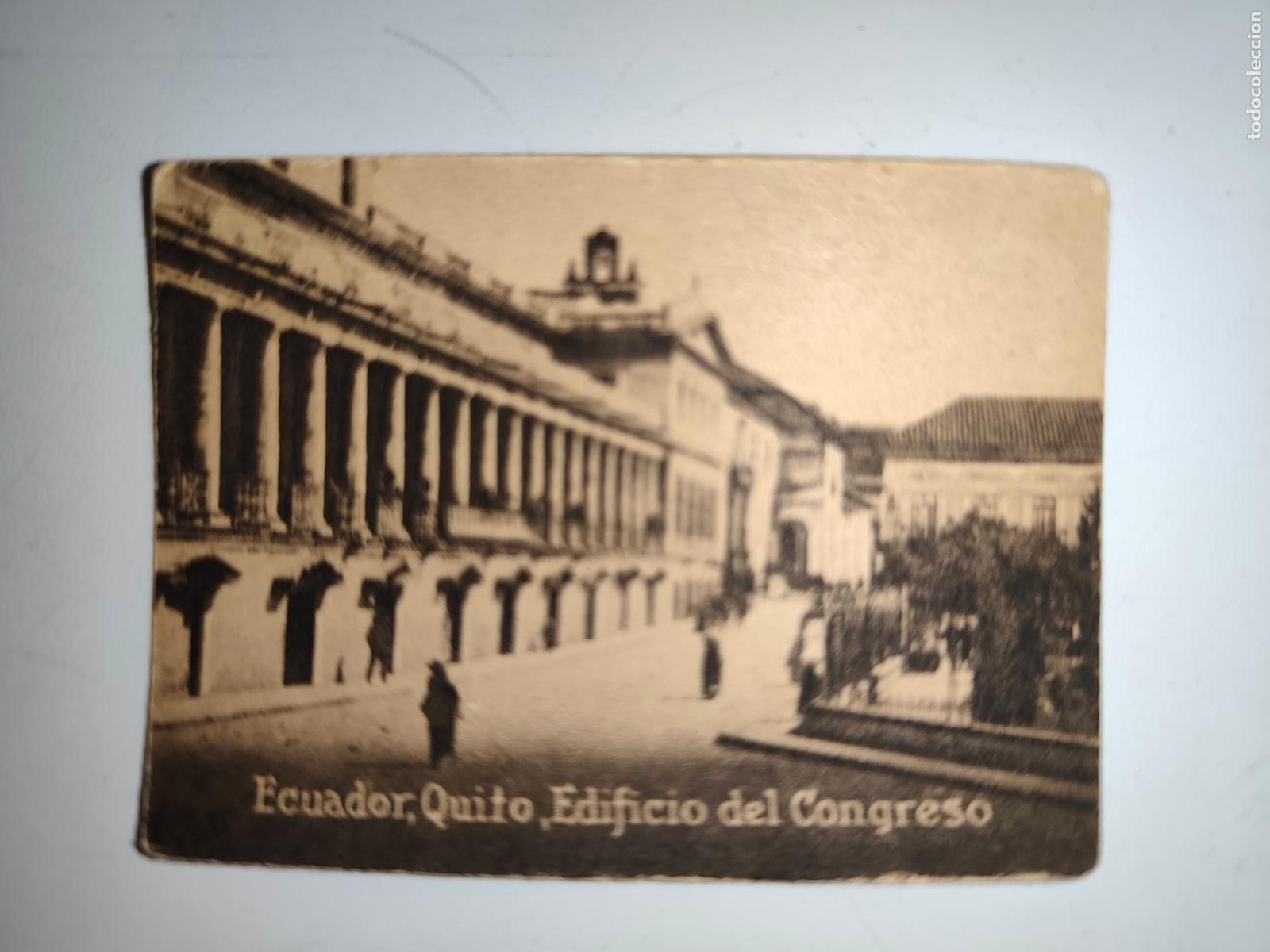 Postales: POSTAL ORIGINAL DECADA DE LOS A&Ntilde;OS 30. ESCUADOR, QUITO, EDIFICIO DEL CONGRESO. LEER - Foto 1