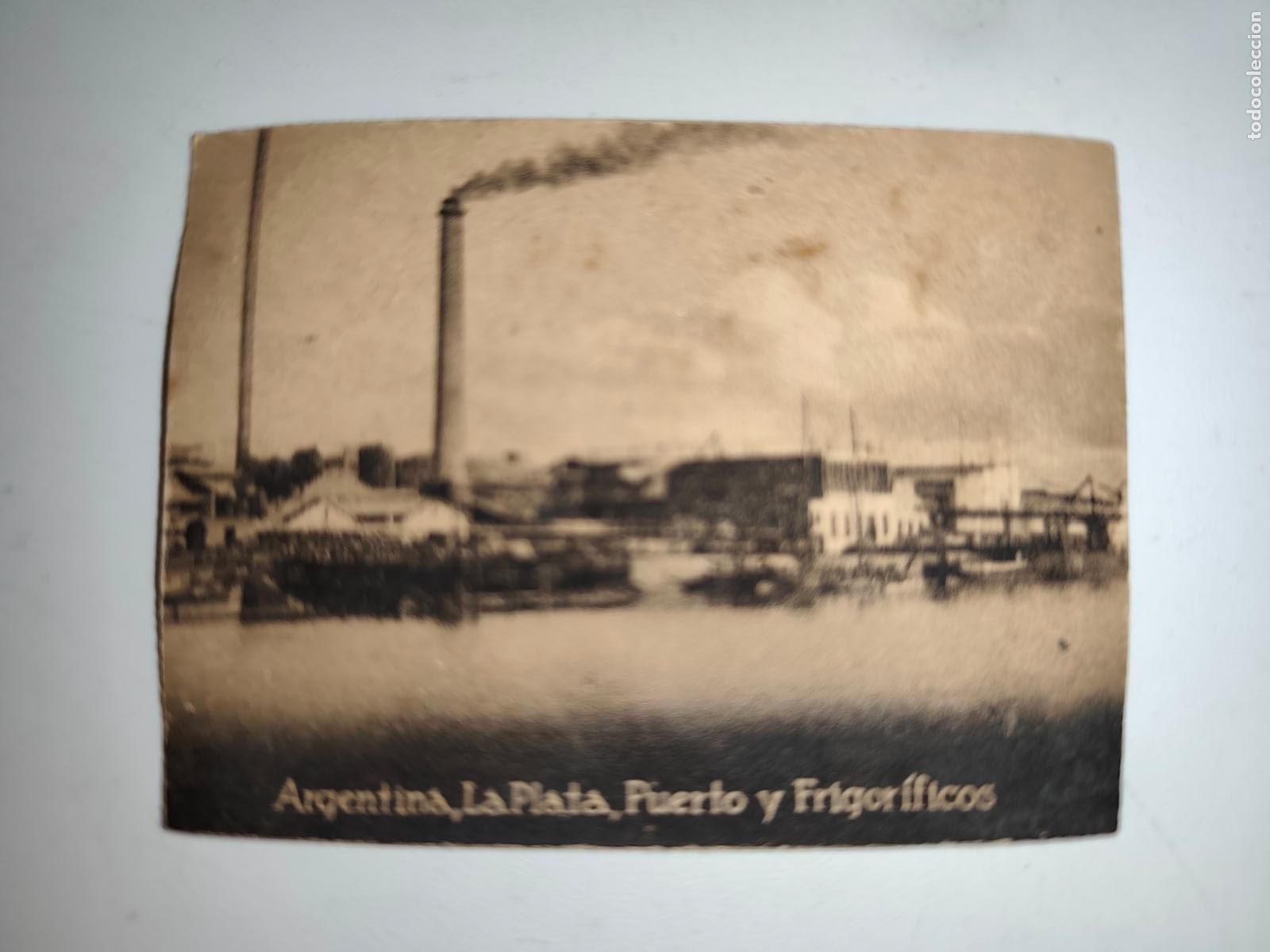 Postais: POSTAL ORIGINAL DECADA DE LOS A&Ntilde;OS 30. ARGENTINA, LA PLATA, PUERTO Y FRIGORIFICOS. LEER