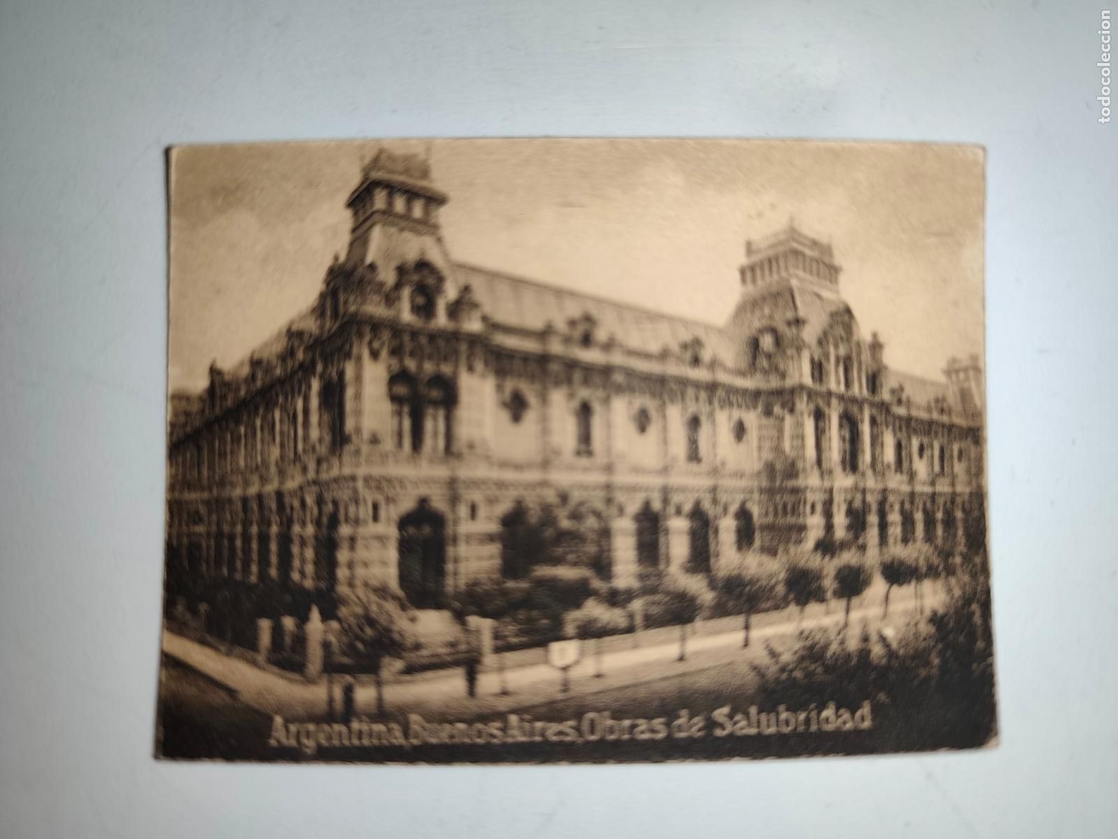 Postais: POSTAL ORIGINAL DECADA DE LOS A&Ntilde;OS 30. ARGENTINA, BUENOS AIRES, OBRAS DE SALUBRIDAD