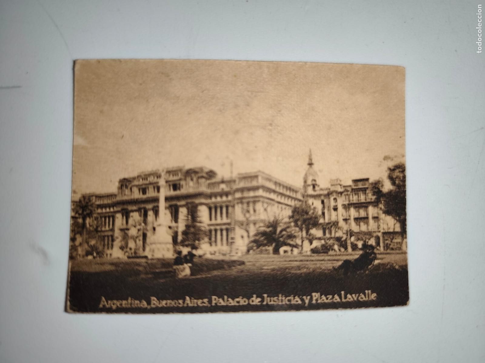 Postais: POSTAL ORIGINAL DECADA DE LOS A&Ntilde;OS 30. ARGENTINA, BUENOS AIRES, PALACIO DE JUSTICIA Y PLAZA LAVALLE.