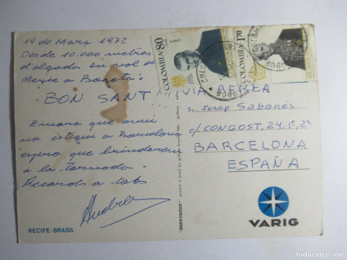 Postales: Recife - Brasil - Circulada - Foto 2