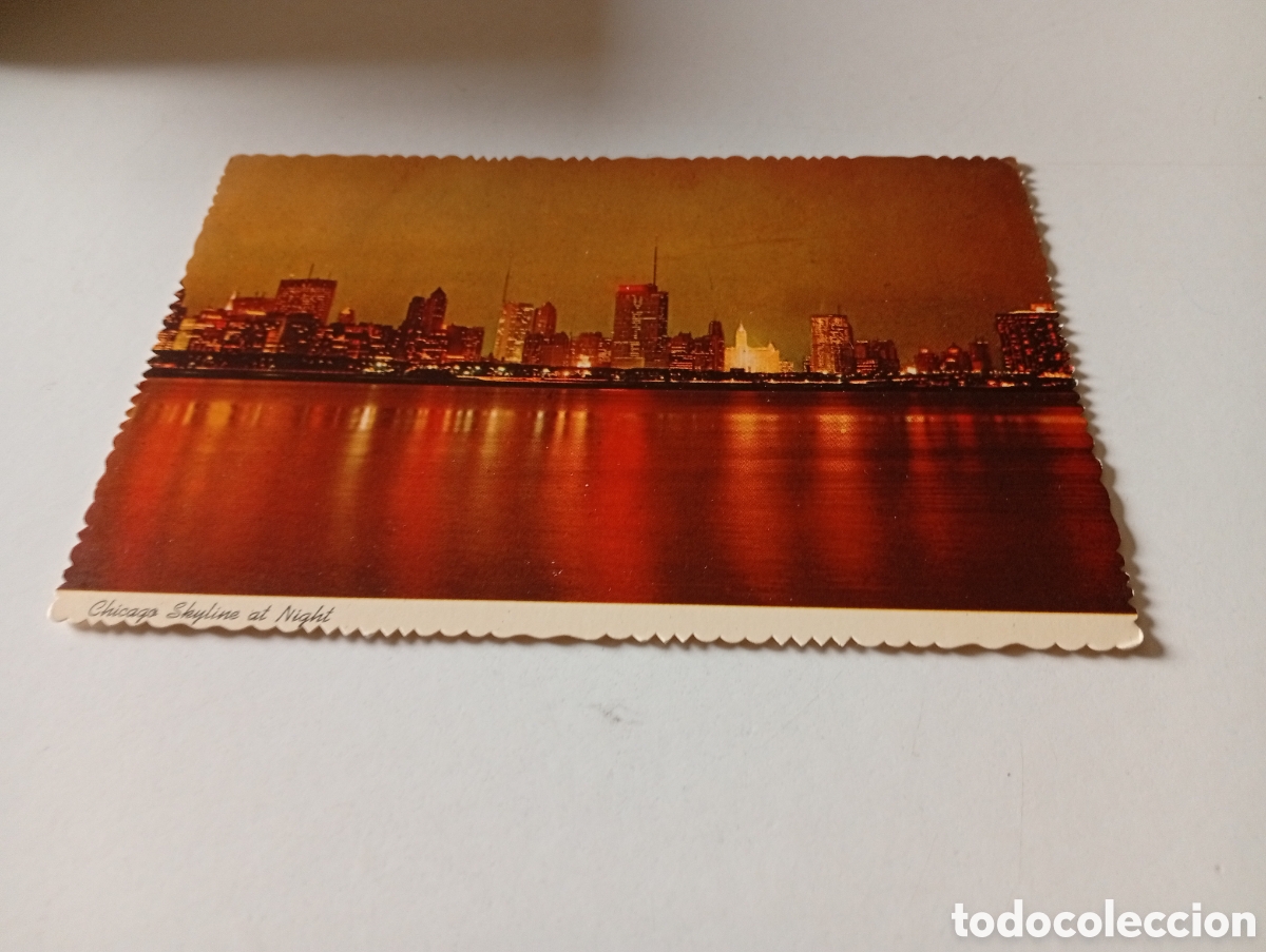 Postales: Postal Chicago de noche - Foto 1