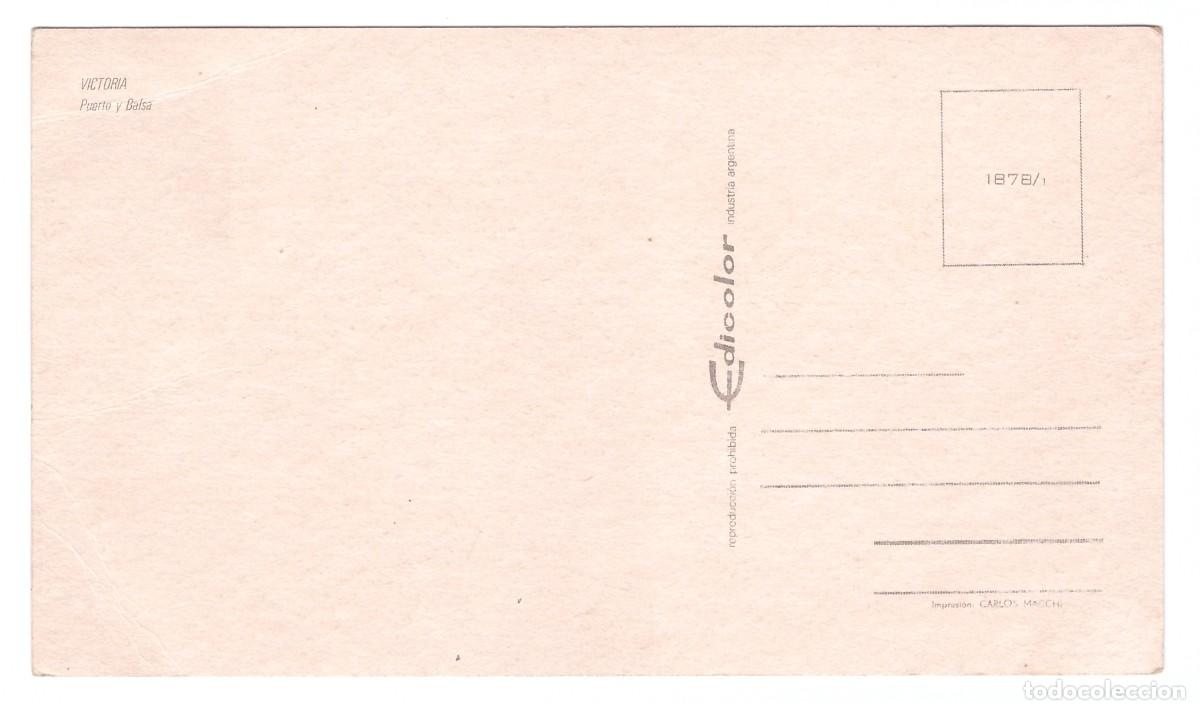 Postales: ARGENTINA // VICTORIA // PUERTO Y BALSA - Foto 2