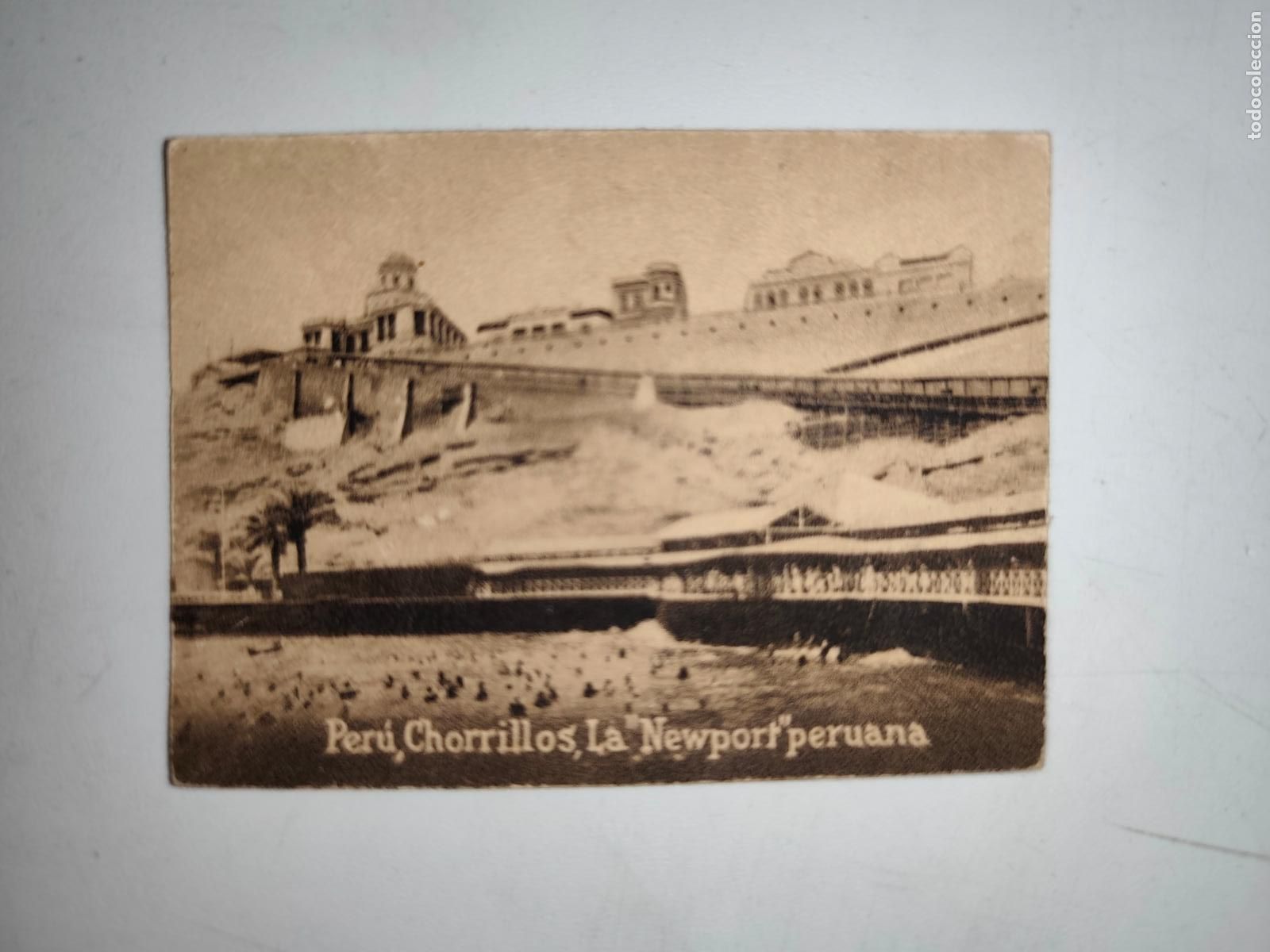 Postais: POSTAL ORIGINAL DECADA DE LOS A&Ntilde;OS 30. PERU, CHORRILLOS, LA NEWPORT PERUANA. LEER