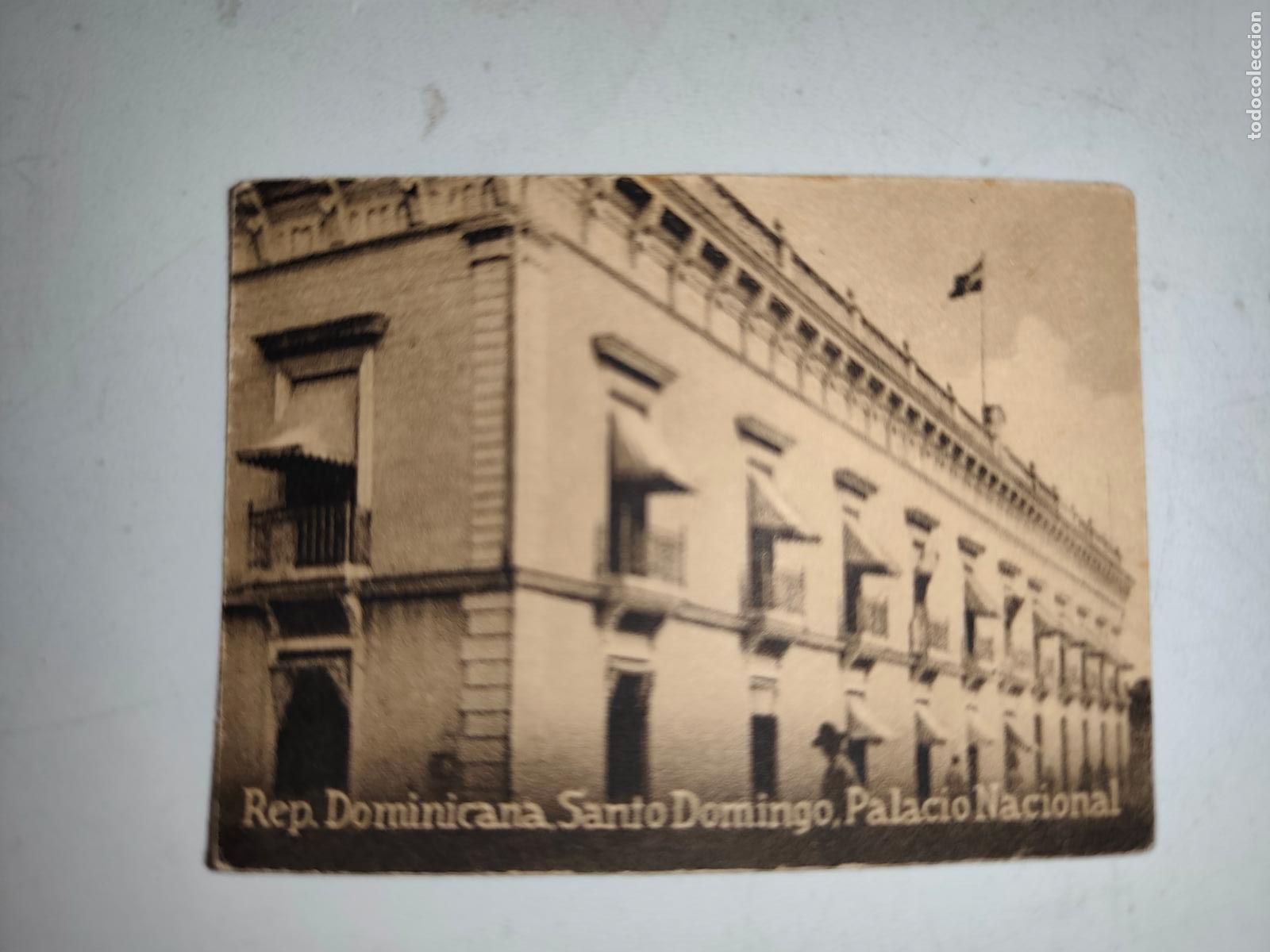Cartoline: POSTAL ORIGINAL DECADA DE LOS A&Ntilde;OS 30. REP. DOMINICANA, SANTO DOMINGO, PALACIO NACIONAL. LEER