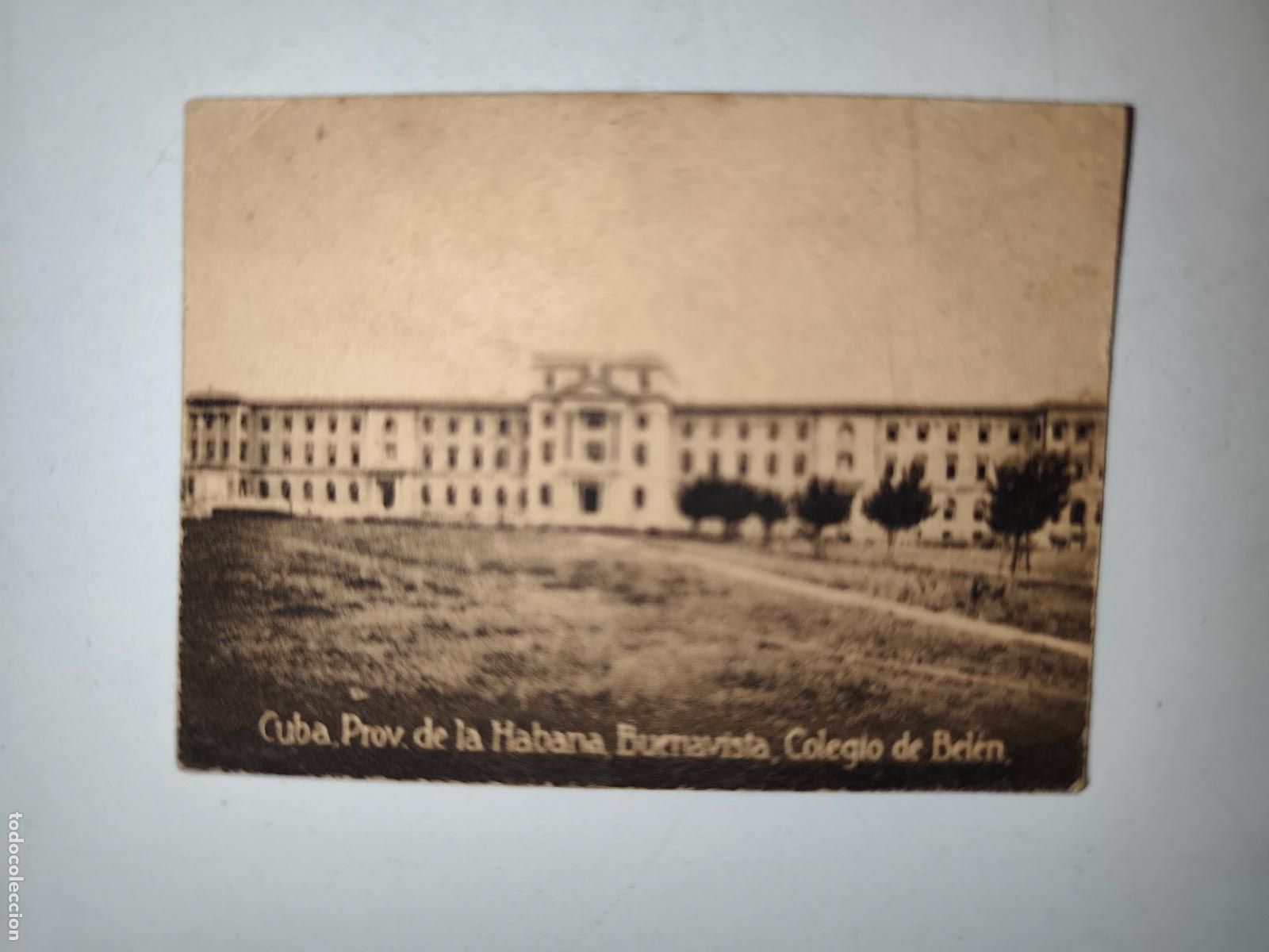 Cartoline: POSTAL ORIGINAL DECADA DE LOS A&Ntilde;OS 30. CUBA, HABANA,BUENAVISTA, COLEGIO DE BELEN. LEER