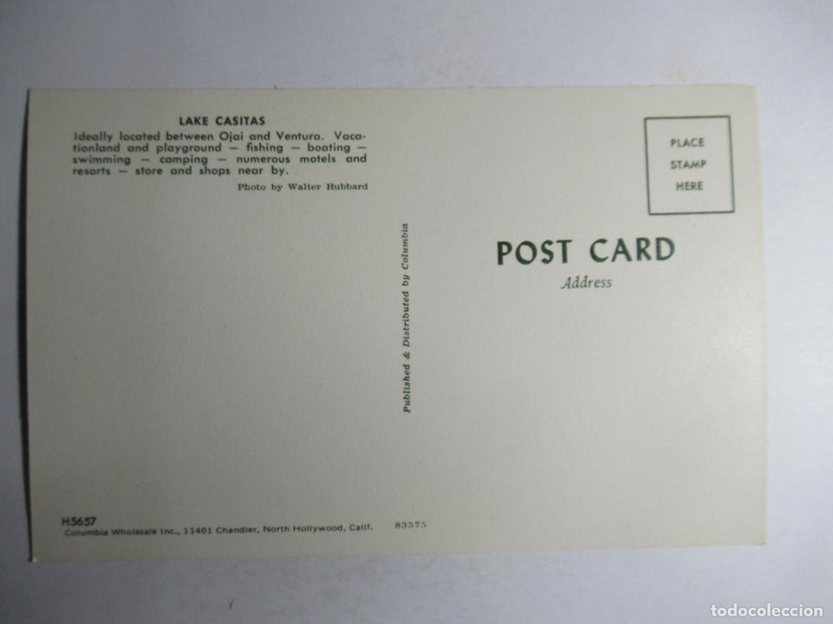 Postales: E.E.U.U. - Lake Casitas - Foto 2