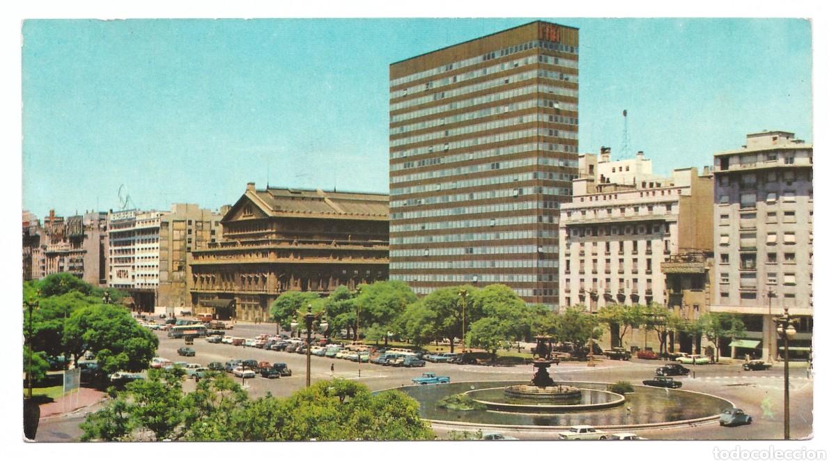 Postales: ARGENTINA &bull; BUENOS AIRES &bull; Teatro Col&oacute;n - Edificio Fiat - Foto 1
