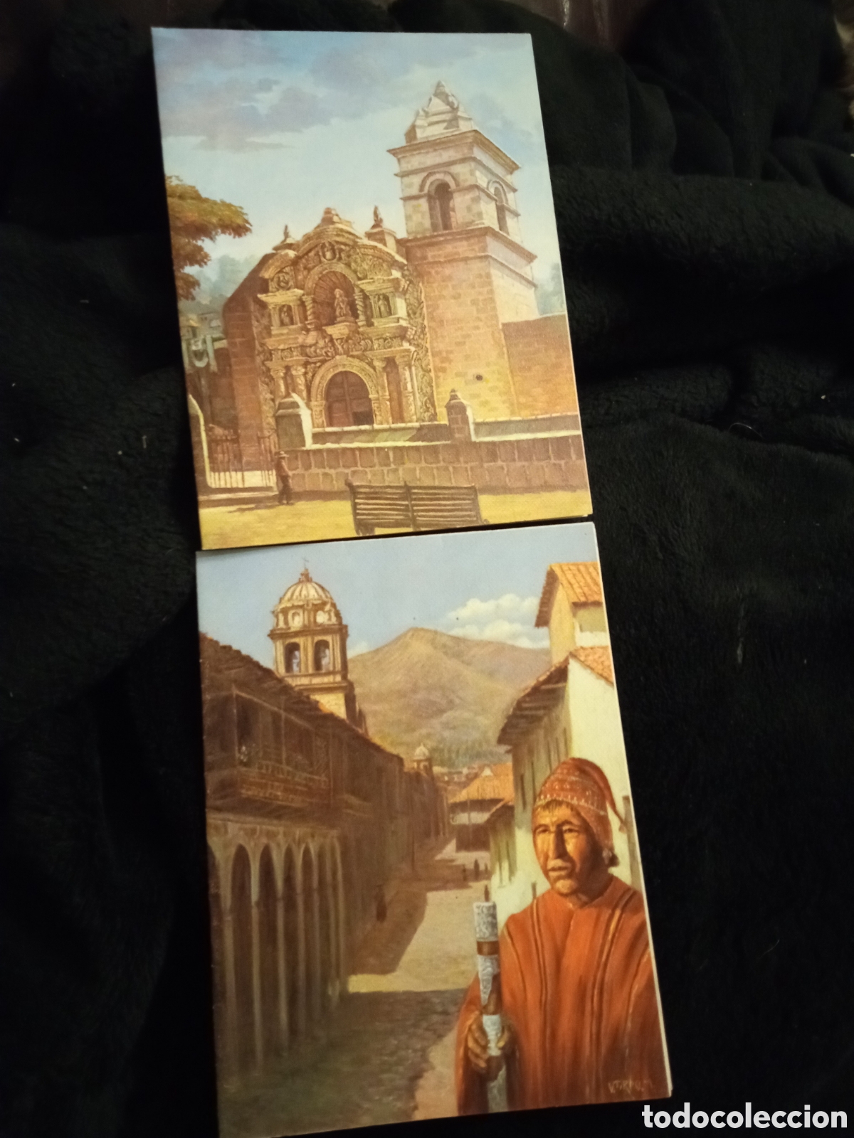 Postales: Dos antiguas tarjetas cartas de Per&uacute; - Foto 1