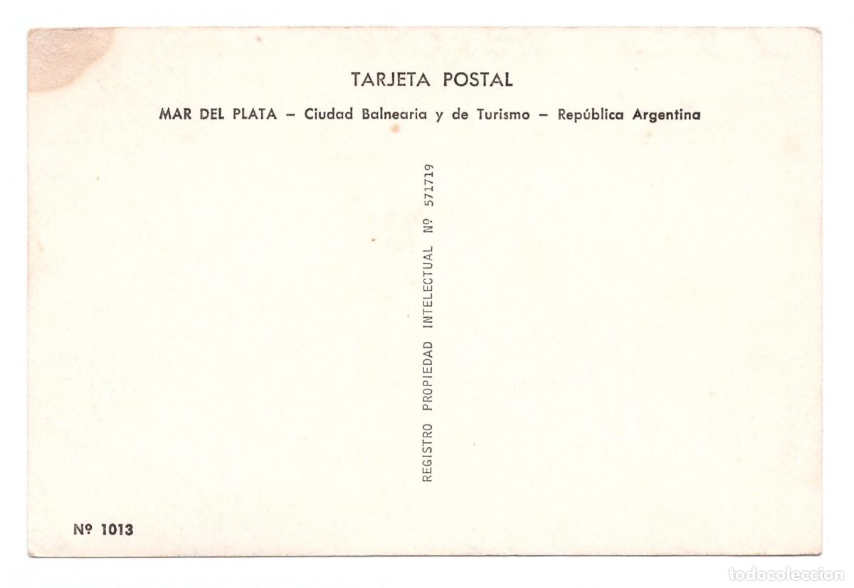 Postales: ARGENTINA &bull; Mar del Plata &bull; Boulevard Mar&iacute;timo y Playa Bristol - Foto 2