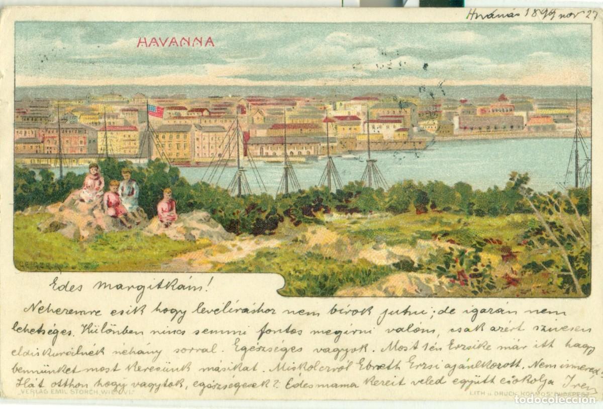 Postales: CUBA. HABANA . CIRCULADA EN 1899. - Foto 1